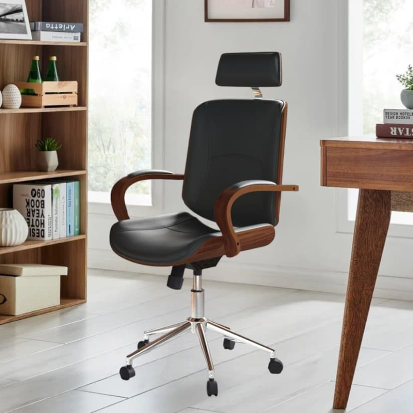 Walnut Office Chair